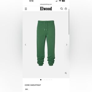 Elwood Green Core Sweatpant